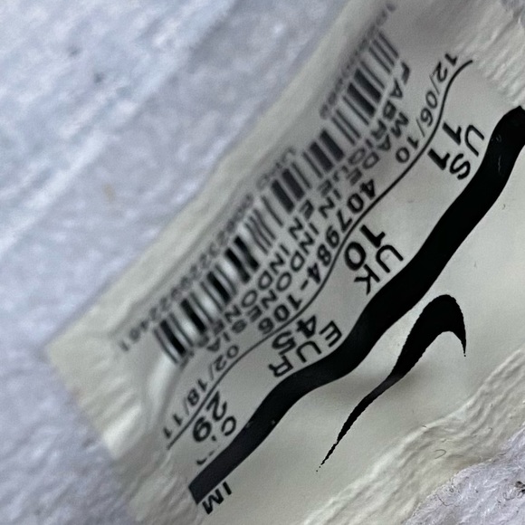 Nike mens Capri retro sneakers blue white silver size 11 - Picture 11 of 11